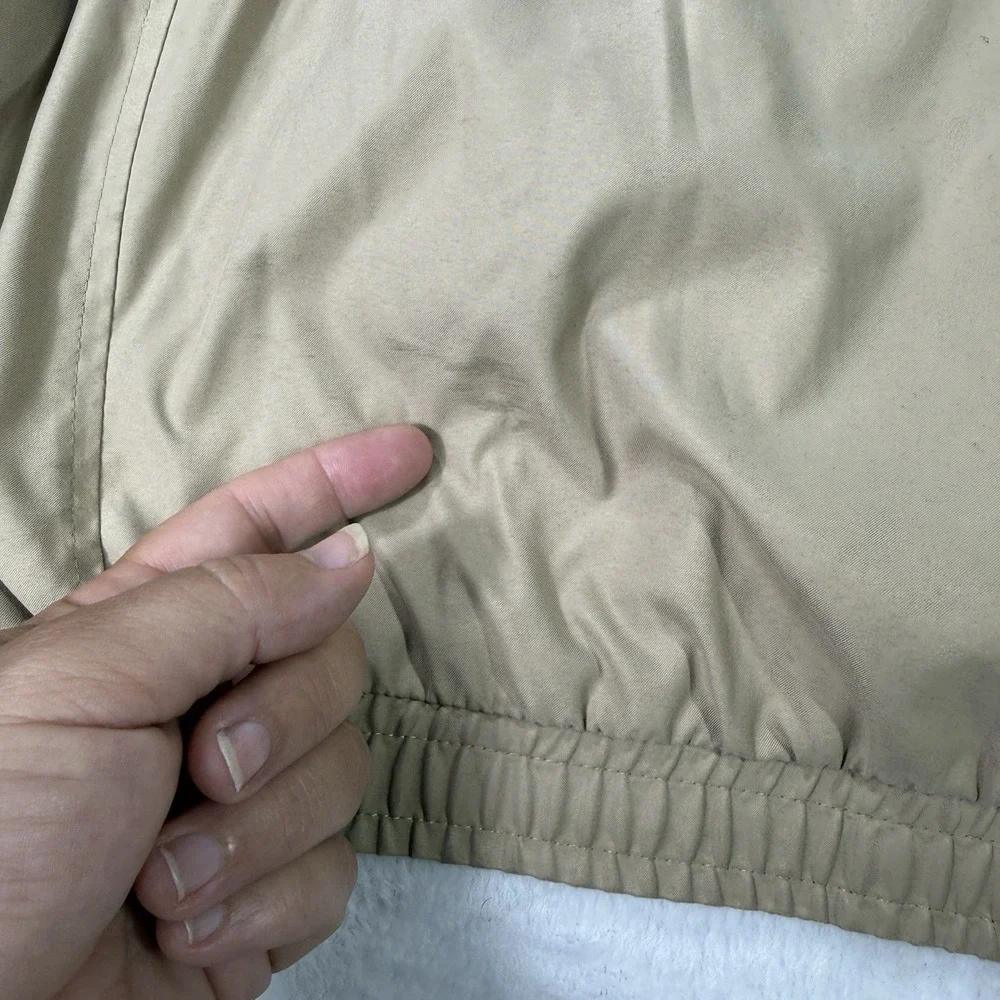 Polo Ralph Lauren Bomber Jacket Mens‎ 4XL Big Beige Harrington Plaid Lined